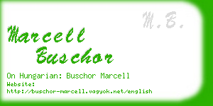 marcell buschor business card